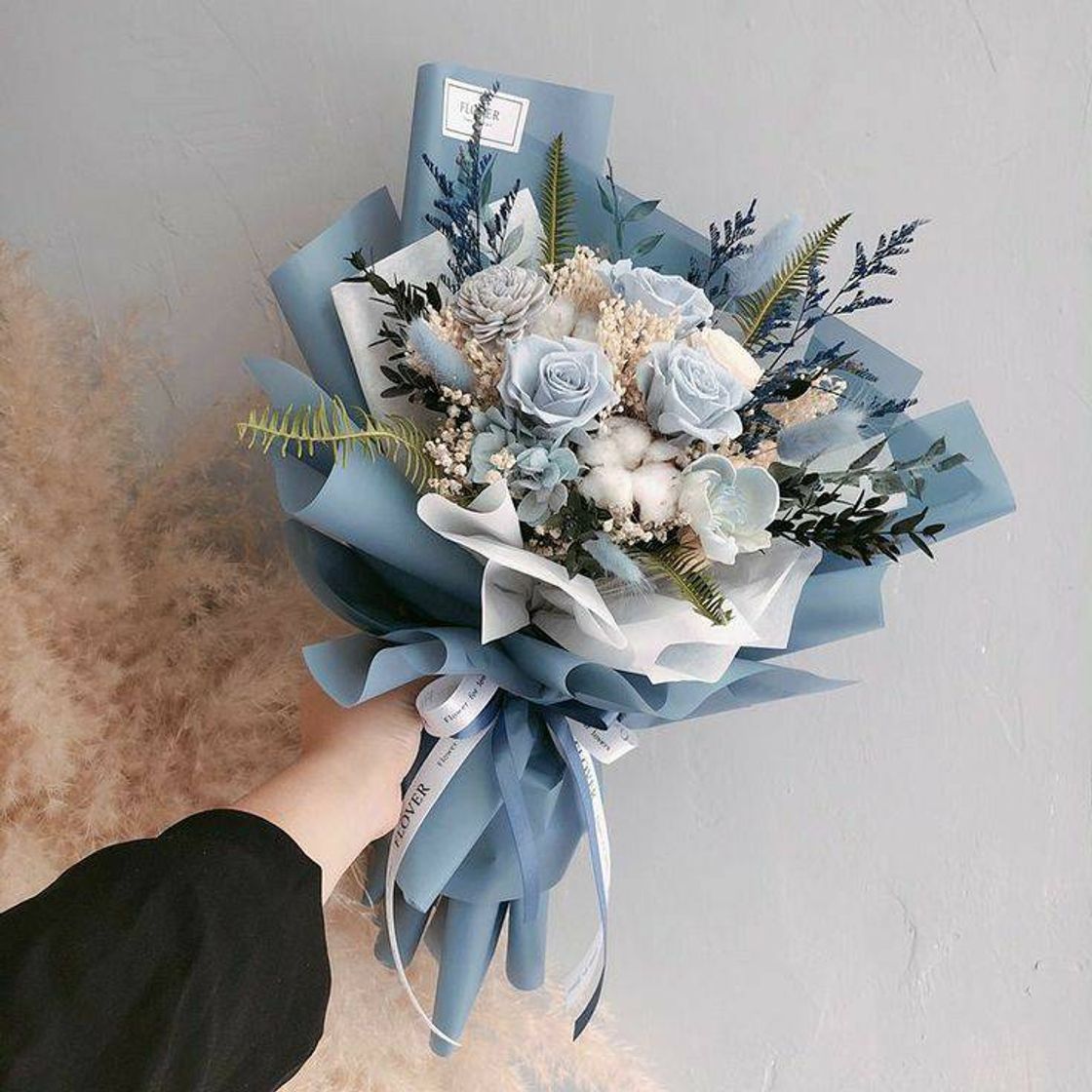 Moda 💙 Gray-blue Bouquet 💙