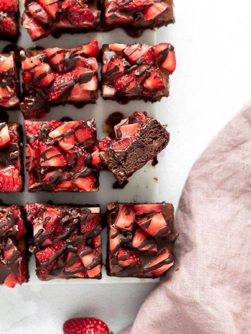 Fashion Brownies De Chocolate Sem Açúcar🍫🍓