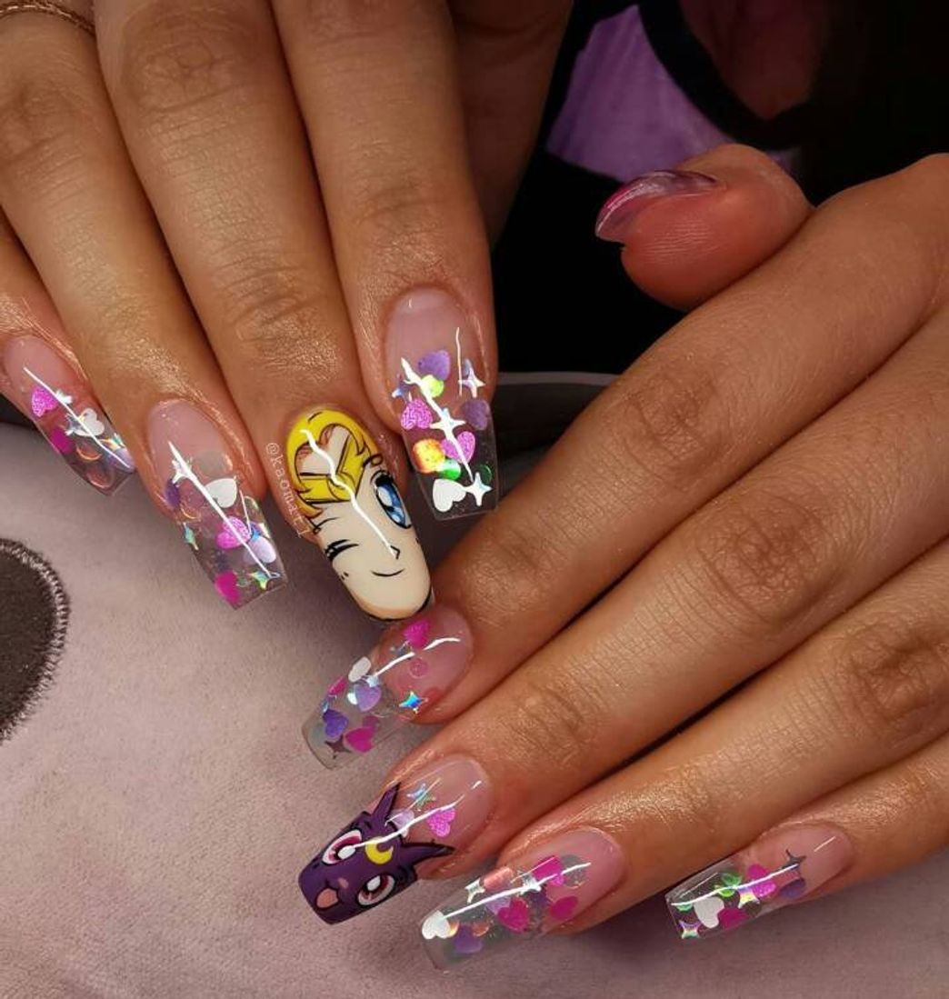 Social Sailor Moon Nails