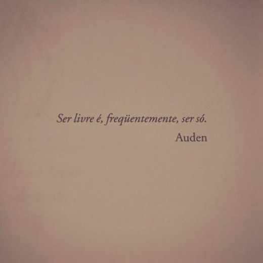 frase - Auden