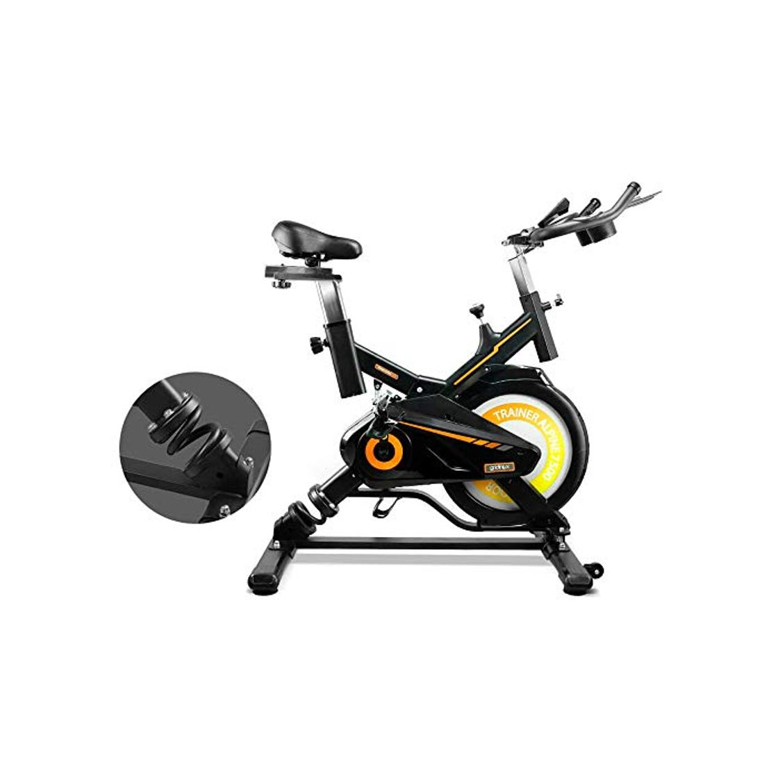 Product gridinlux. Trainer Alpine 7500. Bicicleta Spinning Pro Indoor. Volante de Inercia 15