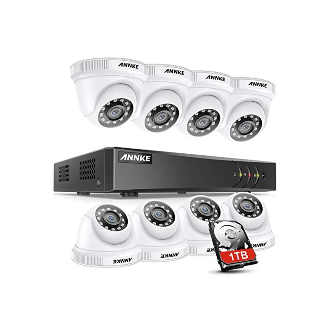 Product ANNKE Kit de Videovigilancia 8CH DVR 5MP Lite H.265