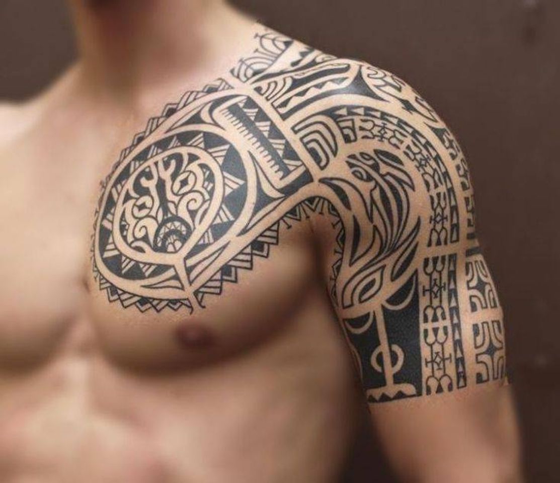 Moda Tatuagem - Tribal - Peitoral