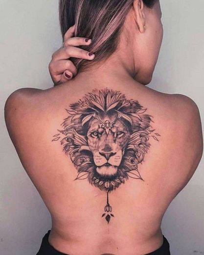 Tatuagem - Leão - Costas