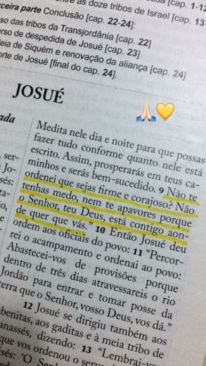 Seja forte e corajoso ❤️✞