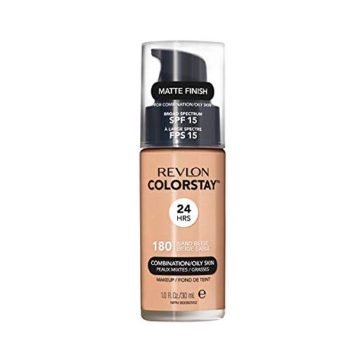 Revlon ColorStay Base de Maquillaje piel mixto/graso FPS15 30ml(Sand Beige)