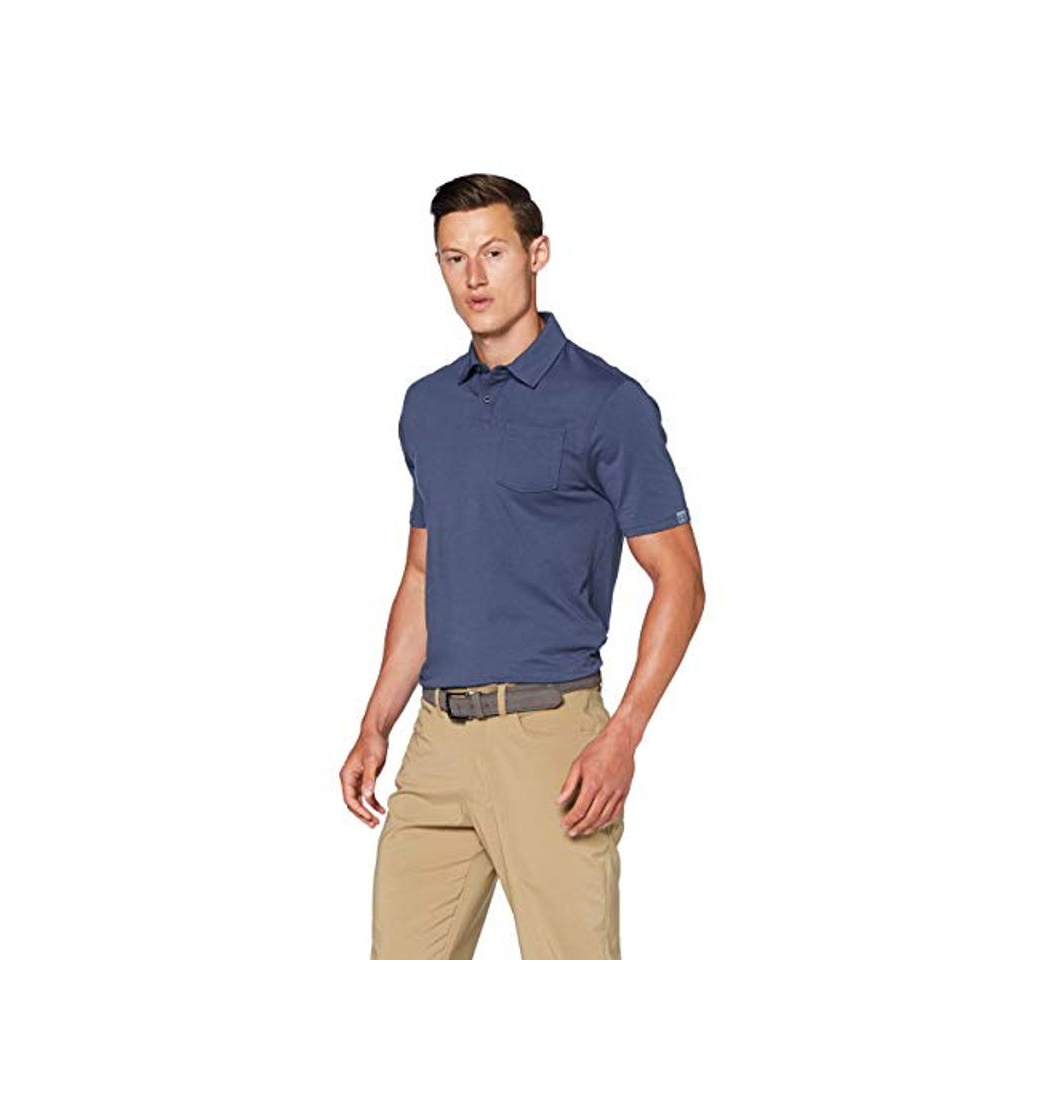 Fashion Under Armour Charged Cotton Scramble Hombre, Camisa Polo Masculina con Bolsillo En