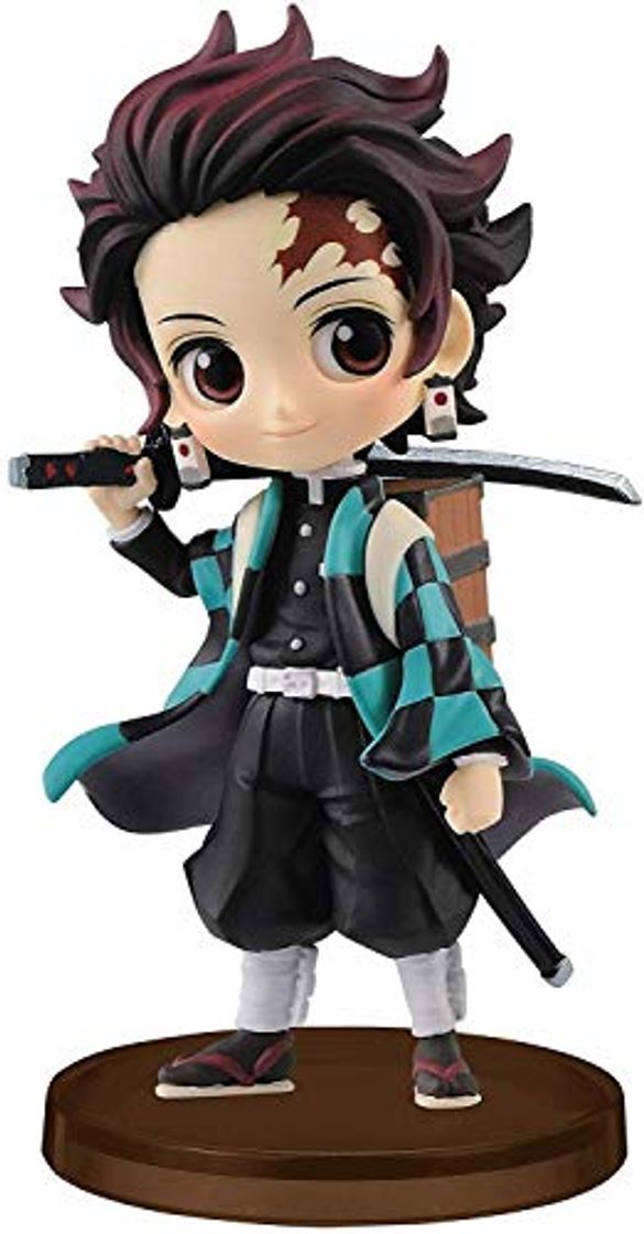 Product Banpresto- Kimetsu No Yaiba, Q Posket Petit, Volumen 2, Tanjiro Kamado, Multicolor