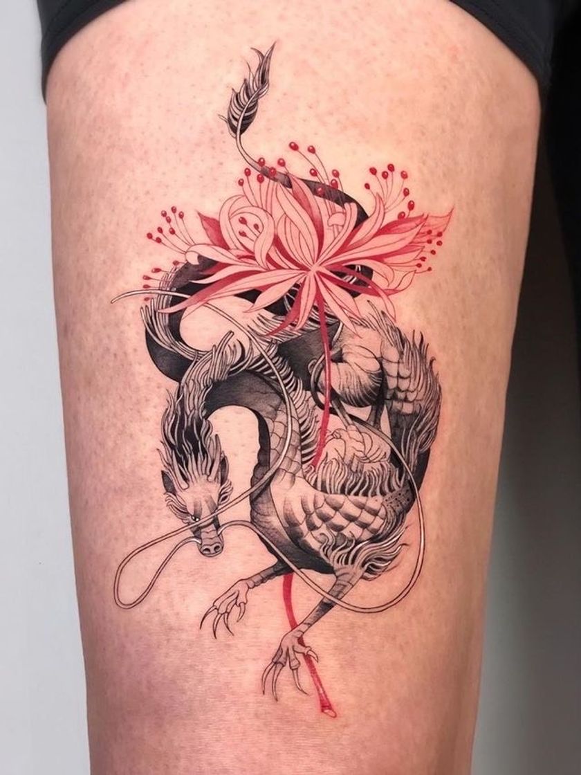 Moda Tattu dragão 🐉 