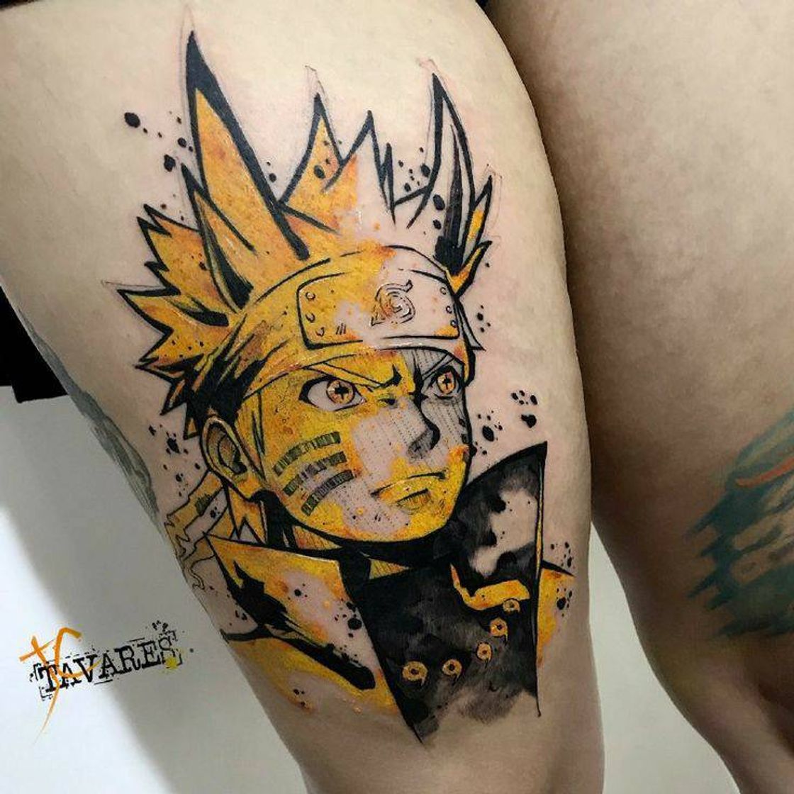 Fashion Tatuagem Naruto 