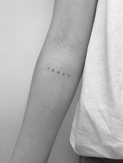 Trust tattoo