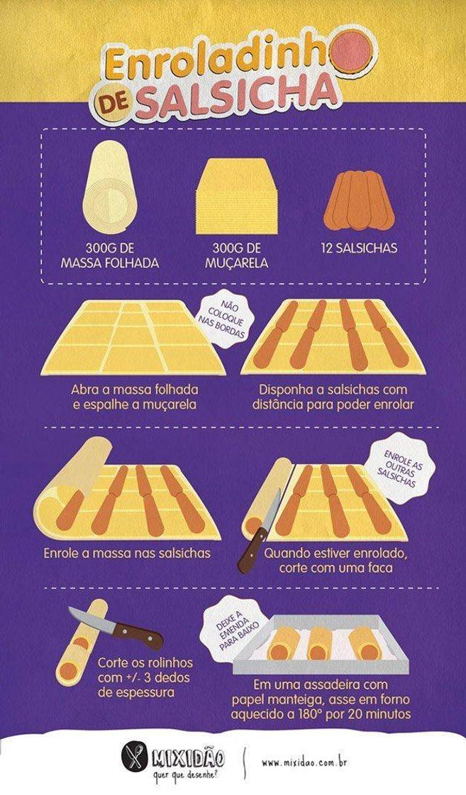 Social Enroladinho de salsicha 🍤