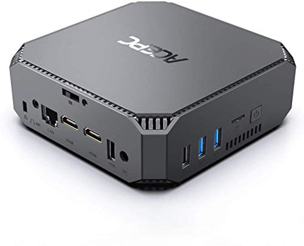 Social Mini PC, Windows 10 Pro 8GB DDR3 256GB SSD, Procesador Intel Celeron