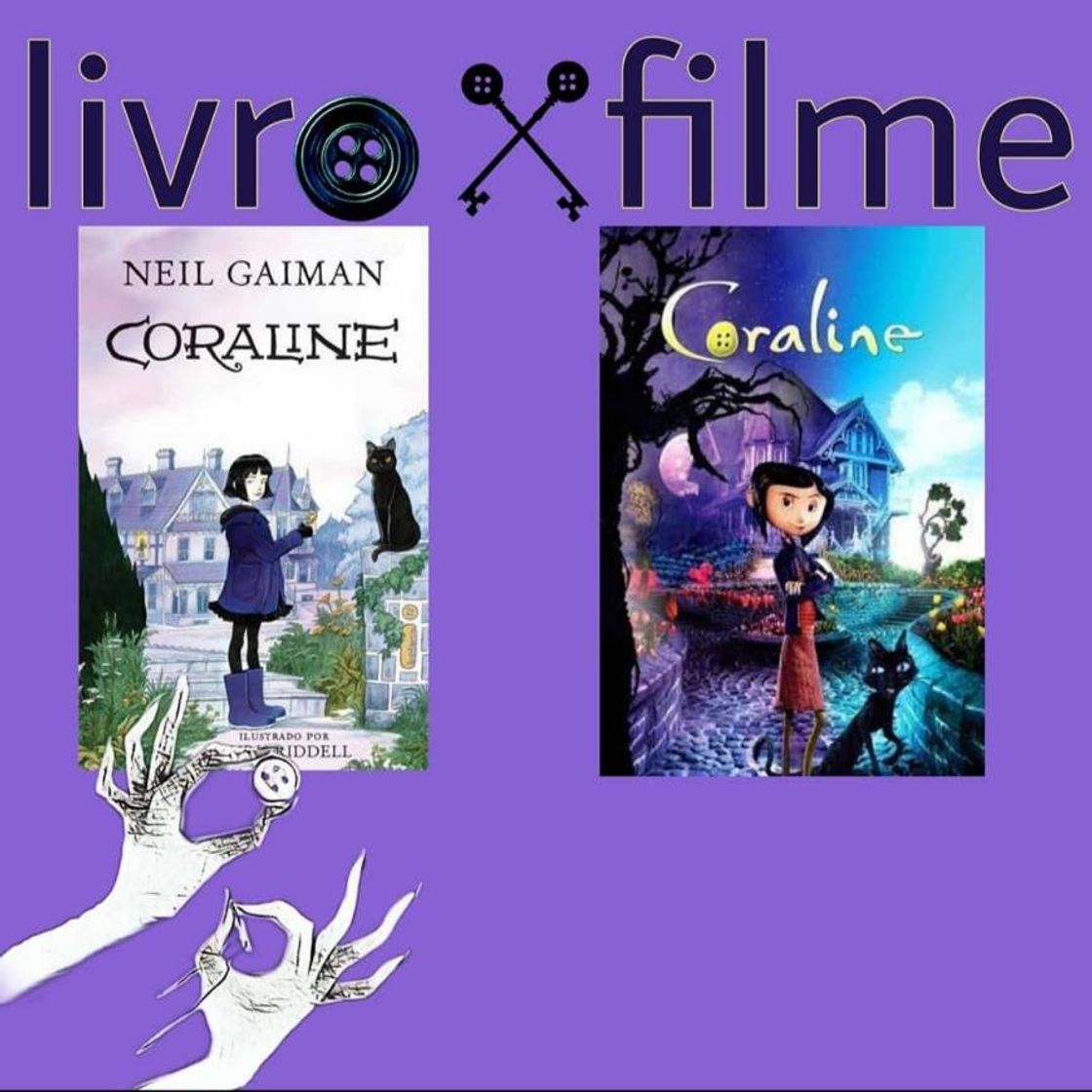 Fashion Coraline: Livro vs Filme 🎬📚