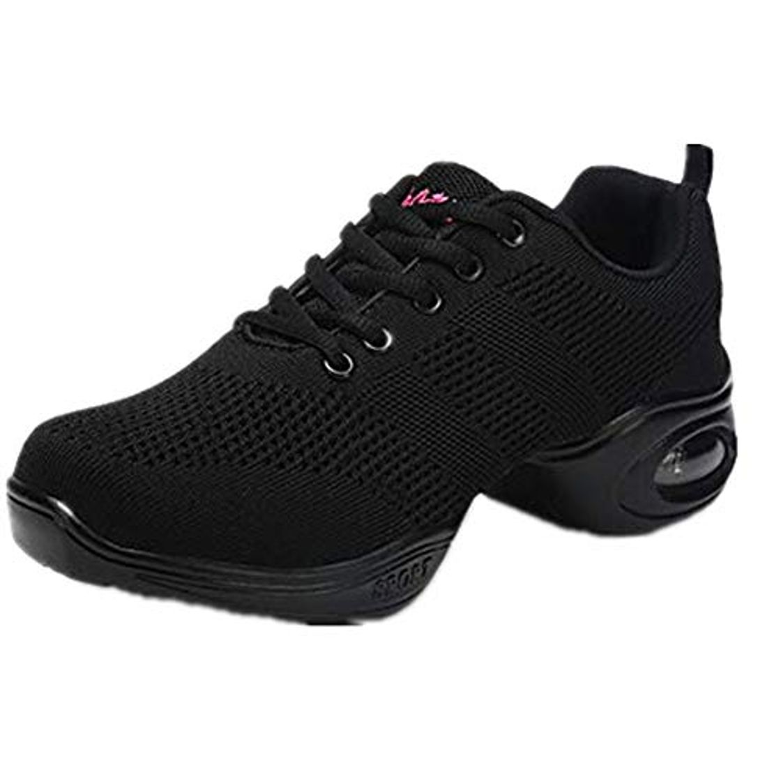 Fashion Mujer Dance Fitness Sneakers Aumento Entrenadores Transpirables Fondo Ligero Antideslizante Resistente Desgaste