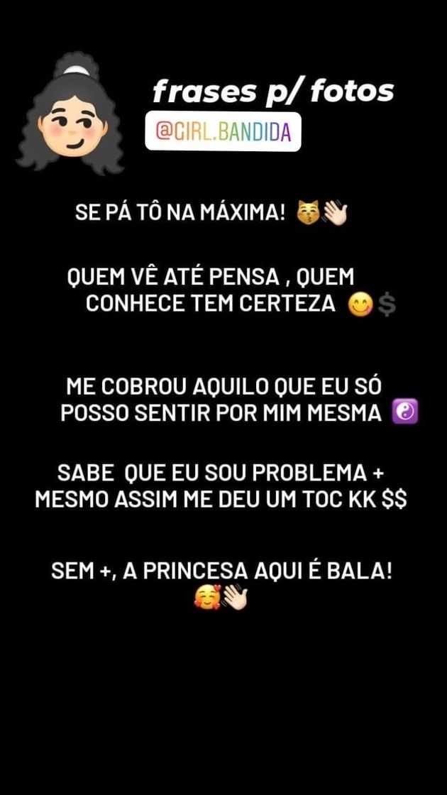 Social Frases para foto sozinha