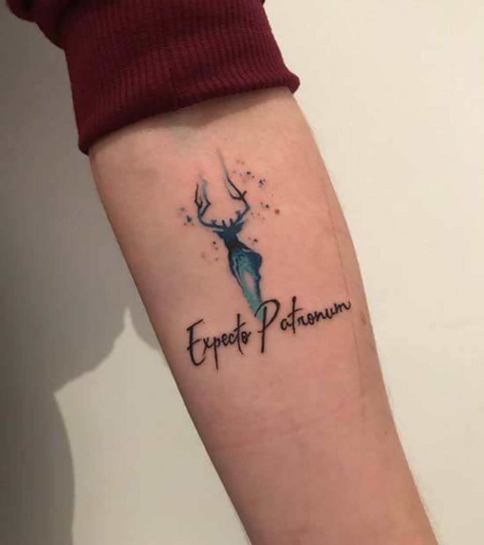 Fashion Tatuagem para fã de Harry Potter