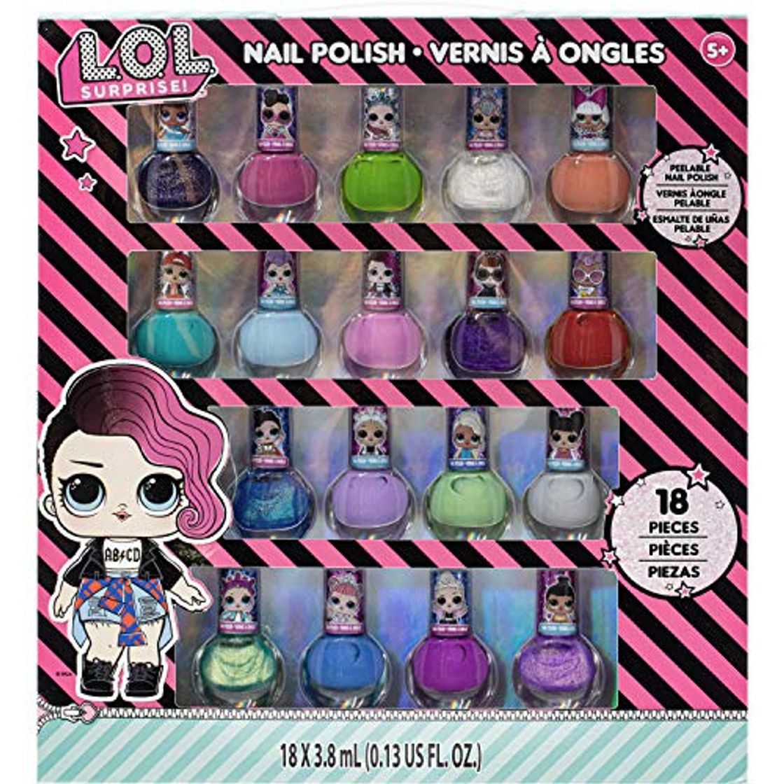 Products Townley Girl Lol Sorpresa! Juego De Esmalte De Uñas Despegable No Tóxico Para