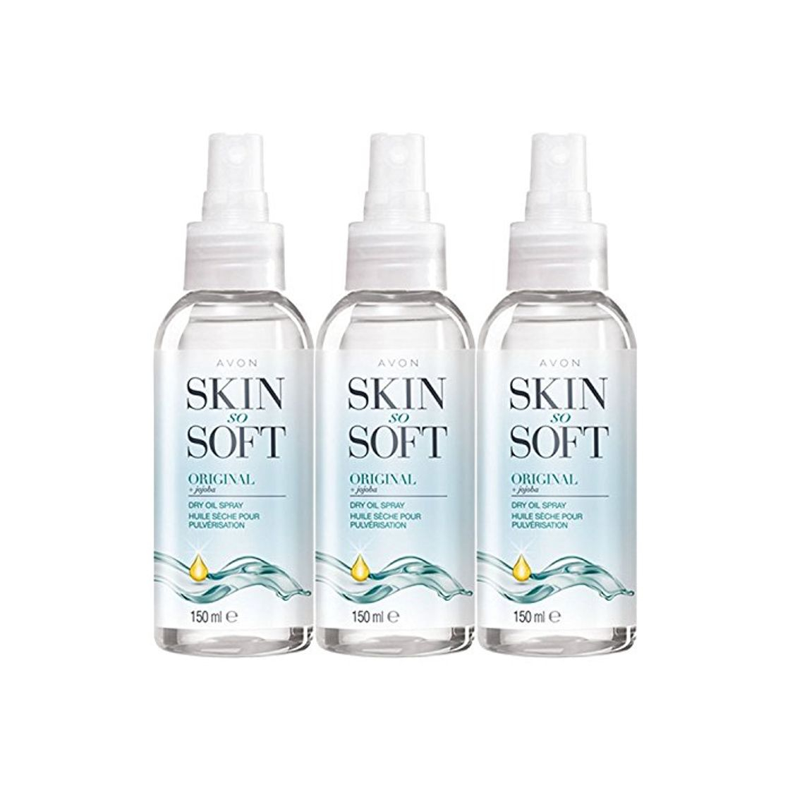 Social Avon - Aceite corporal en spray Skin So Soft Original con Jojoba