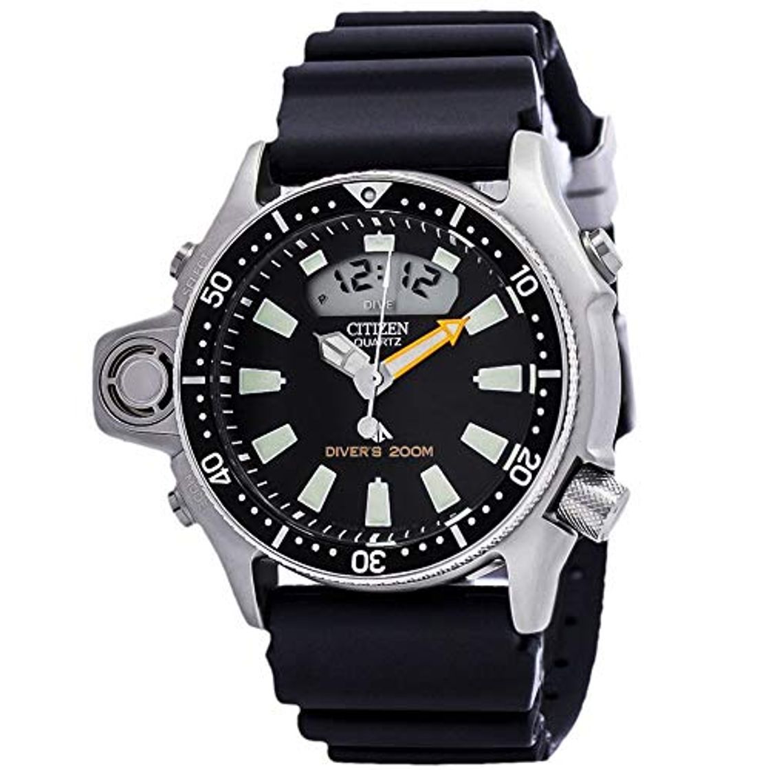 Fashion Citizen Reloj Analógico para Hombre de Cuarzo con Correa en Caucho JP2000