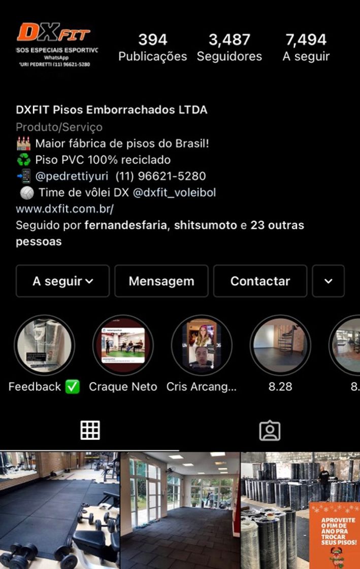 Social DXFIT Pisos e artigos esportivos 