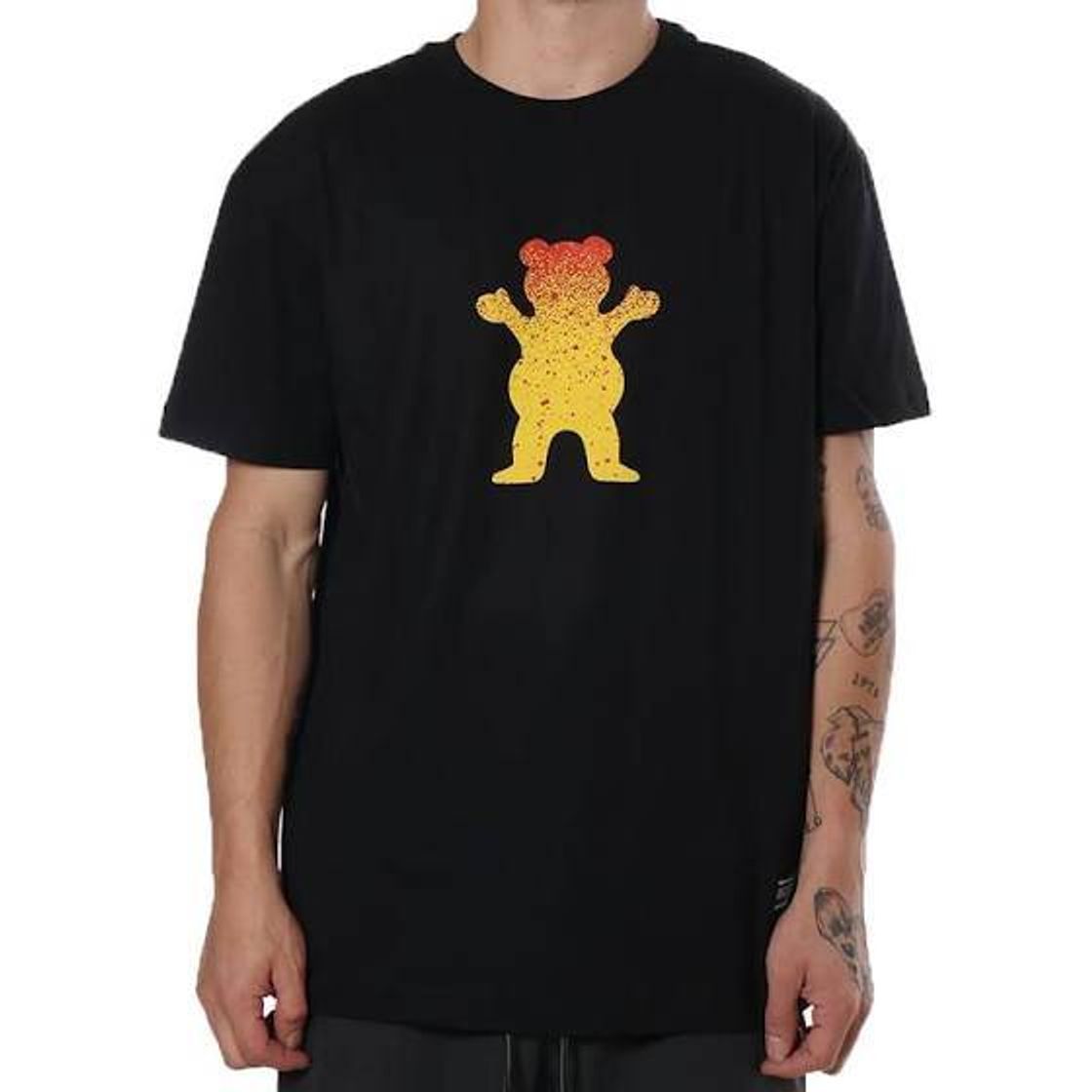 Fashion Camiseta Grizzly Og Bear Fadeway Preto