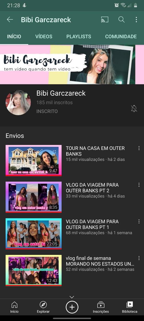 Social Canal no YouTube