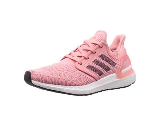 Adidas Ultraboost 20 W, Zapatillas Running Mujer, Rosa