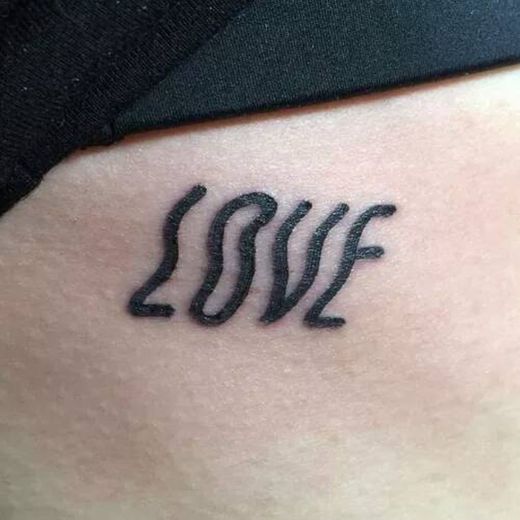 tattoo "love"