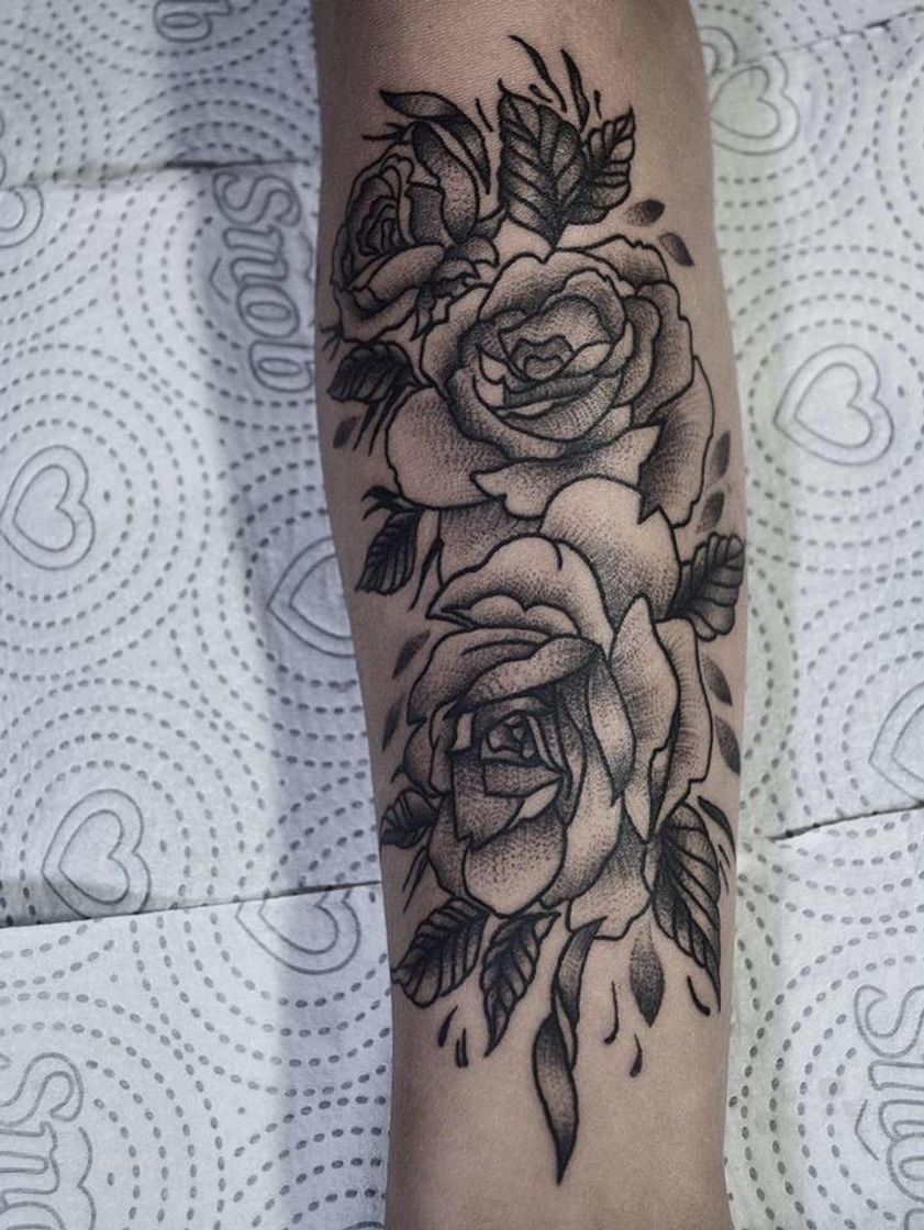 Moda Tatto rosas 