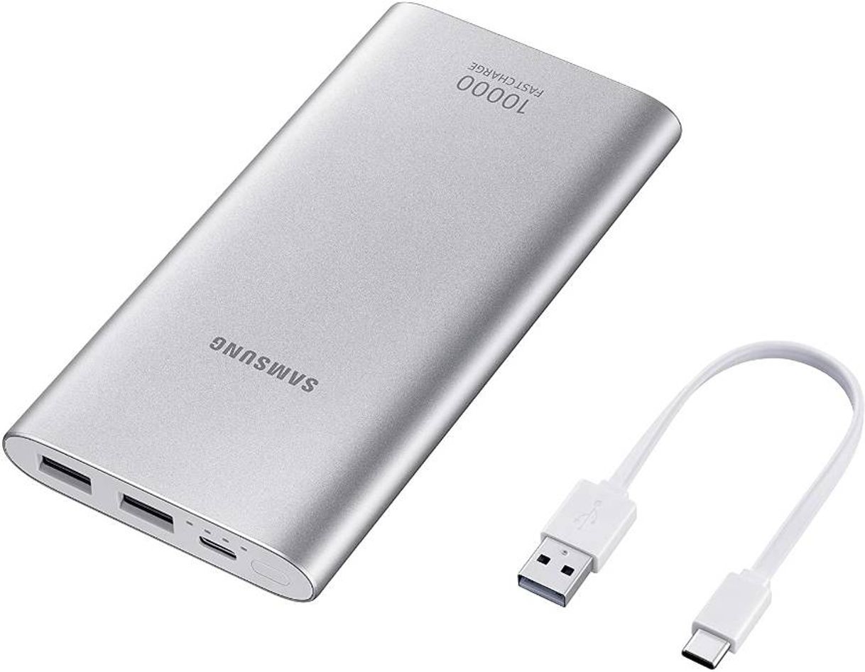 Moda Bateria Externa, 10,000Mah USB Tipo C Prata Samsung