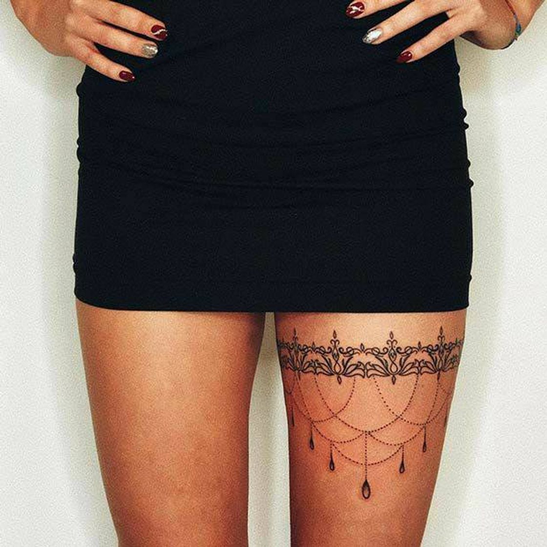 Moda Tatuagem coxa