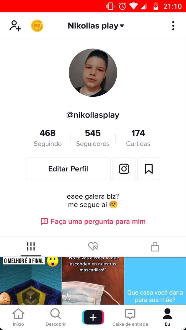 Fashion Meu TikTok, me segue lá