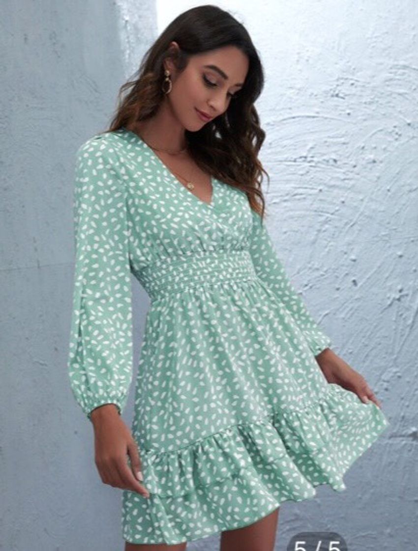 Fashion Vestido verde menta SHEIN