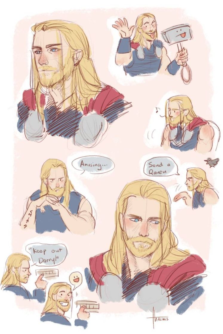 Fashion Fanart do Thor