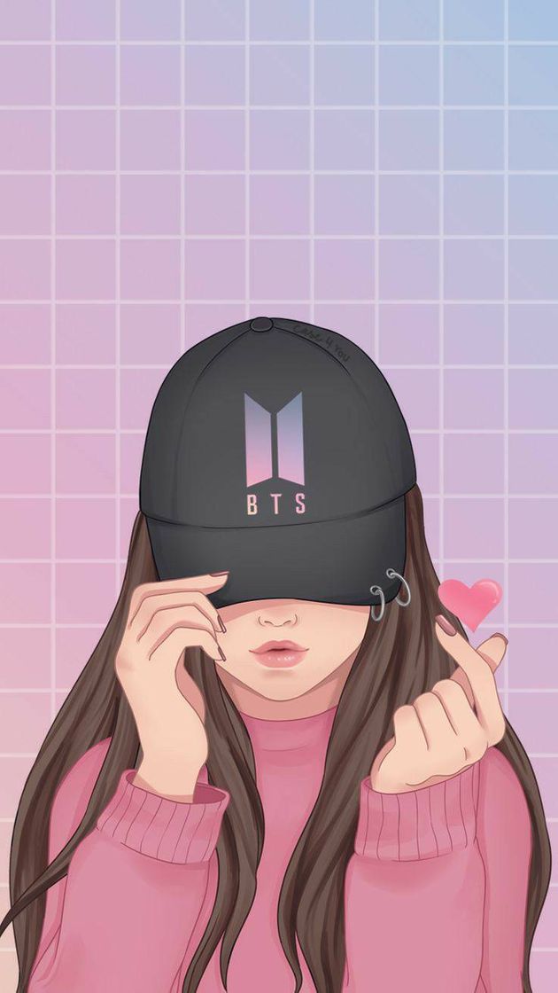 Moda Papel de parede BTS love 