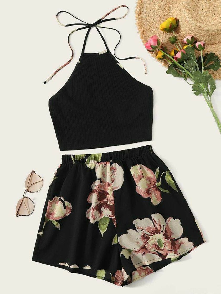 Moda Conjunto floral