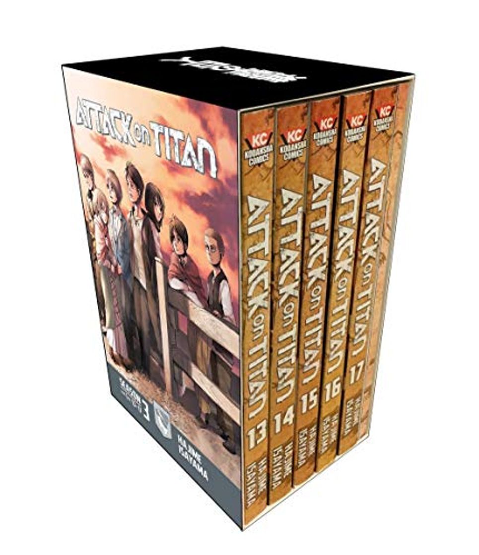 Libro Attack on Titan Season 3 Part 1 Manga Box Set