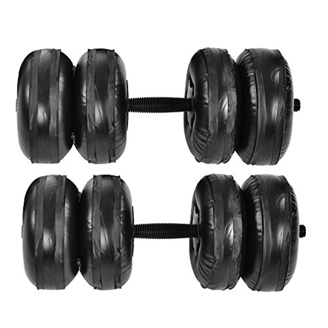 Social VIFER Pesas de Gimnasia Juego de Pesas de Mano Ajustables con Pesas Equipo de Ejercicio de Culturismo Kit de Pesas de Agua 25 kg