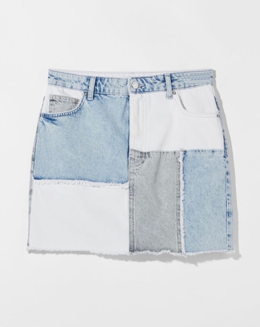 Social Falda paneles contraste - Mujer