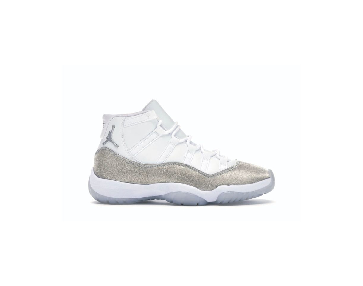 Fashion Jordan 11 Retro White Metallic Silver