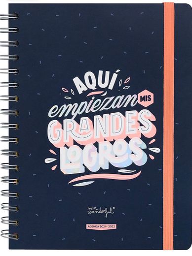 Mr. Wonderful Agenda clásica 2021-2022 Semana vista - Amazon