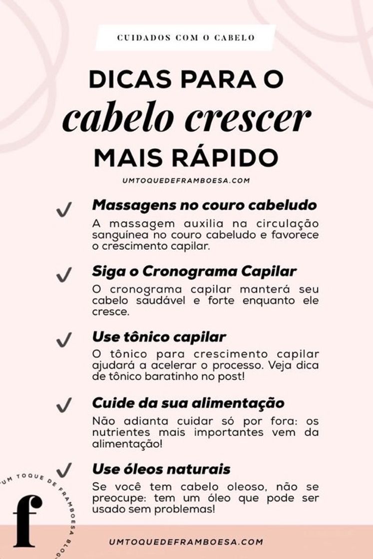 Moda Para crescimento capilar rápido 