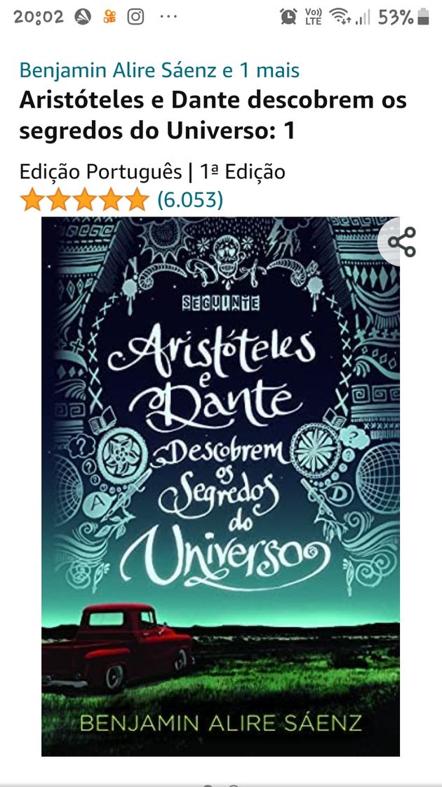 Social Aristóteles e Dante descobre os segredos do universo 