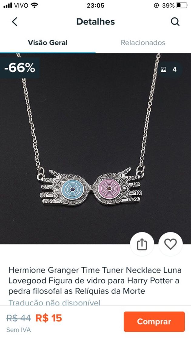 Social Colar Luna Lovegood! 