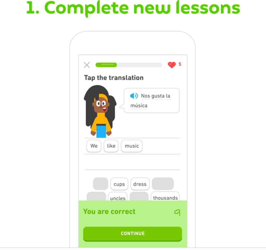 App Duolingo - Language Lessons