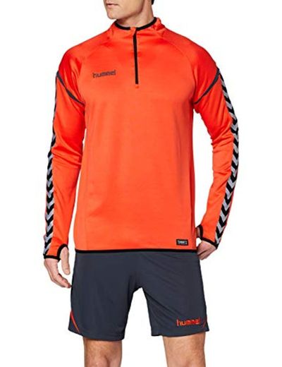 Hummel 33-406-0366, Sudadera Para Hombre, Naranja