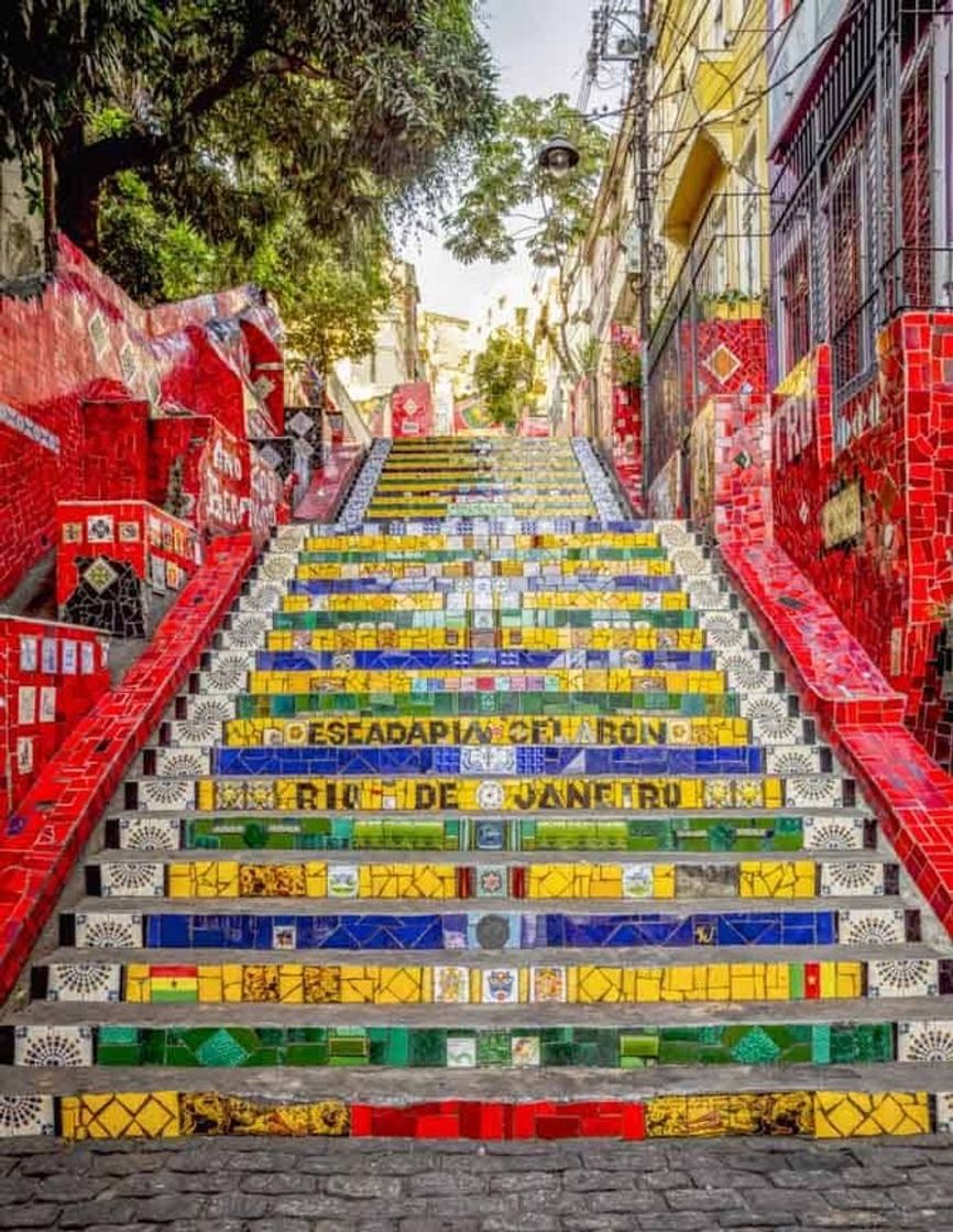 Fashion Escadaria Selarón - Rio de Janeiro 