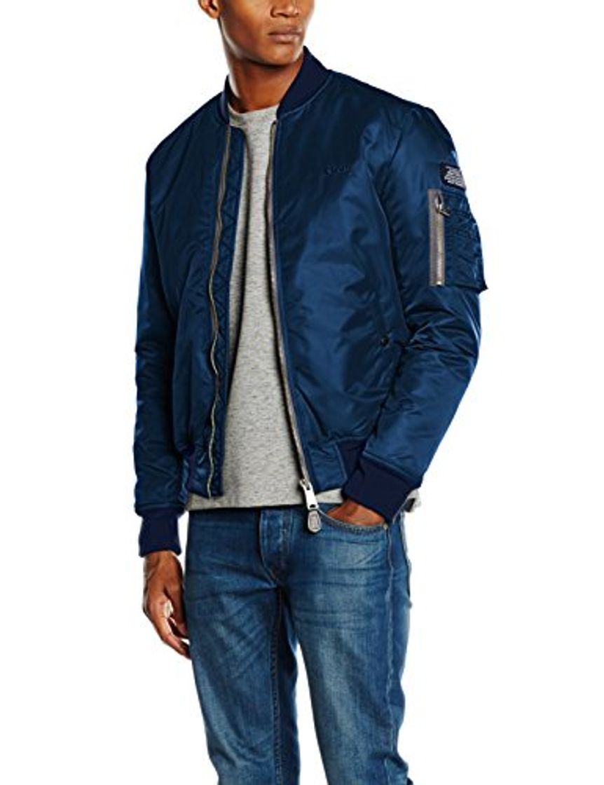 Fashion Schott NYC Airforce1 Chaqueta, Azul