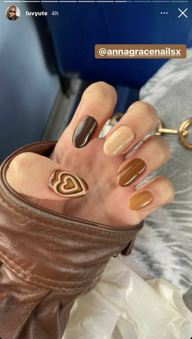 Moda inspiração de unhas